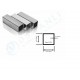 Alüminyum Kutu Profil 27.5mm x   27.5mm Et Kalınlık 1.4mm